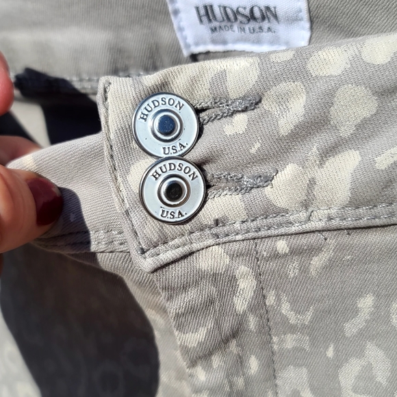Hudson Kylie skinny crop grey leopard jeans - Picture 11 of 11